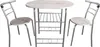 San Remo Merit Tischgruppe 2-Sitzer oval Silber, Tisch Produktbild-Vorschau 2