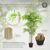 ML-Design Künstlicher Bambus 120 cm, Kunstpflanze mit Produktbild-Vorschau 4