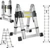STANEW Teleskopleiter 3,8 m (1,9 + 1,9), Klappleiter, Produktbild-Vorschau 1