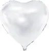 Palloncino Herzilein in foil bianco 45cm Anteprima dell’immagine prodotto 1