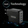 Szybka ładowarka sieciowa GaN 100W 2xUSB-C 2xUSB, szybkie Podgląd zdjęcia produktu 6