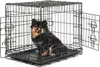 lionto Transportkäfig für Tiere, faltbarer Metallkäfig mit Produktbild-Vorschau 1