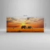 Bild auf Leinwand - Leinwandbild - Elefanten Safari Produktbild-Vorschau 2