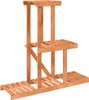 vidaXL Stojan na kvety 81x25x75,5 cm z masívneho jedľového Náhľad obrázku produktu 6