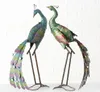Boltze Pfau Garden Picture 2er set in metallo multicolore Anteprima dell’immagine prodotto 15