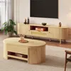 Wohnzimmer-Möbelset mit Couchtisch und TV-Ständer, Tisch Produktbild-Vorschau 2