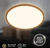 LED Deckenlampe Holz Deckenleuchte Wohnzimmer Indirektes Produktbild-Vorschau 2