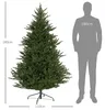 HOMCOM künstlich Weihnachtsbaum 183cm Christbaum mit 2380 Produktbild-Vorschau 3