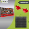 31 tlg. Stapelboxen Werkzeugwand 156x78cm Set Produktbild-Vorschau 12