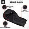 RDX F15 Noir Boxhandschuhe Training in Schwarz Kunstleder Produktbild-Vorschau 14