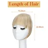 Pony Haarteil Echthaar Clip in Bangs One Piece Extensions Produktbild-Vorschau 3