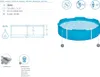 Bestway® My First Frame Pool Ø 152 x 38 cm, blau, rund Produktbild-Vorschau 10