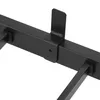 A close-up view of a black metal frame, likely part of a bed or furniture. Náhled obrázku produktu