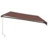 Möbel Markise Manuell mit LEDs Braun 600x300 cm - Produktbild-Vorschau 5