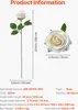 SucceBuy Kunstrosen Weiß 60 Stück Künstliche Blumen Produktbild-Vorschau 7