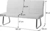 Esszimmer-Set MCW-G55, 2er-Set Stuhl + Sitzbank 180cm, Produktbild-Vorschau 6