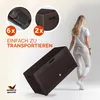 Casaria Coffre de Rangement Aspect osier Brun Malle 310 Voir les images du produit 4