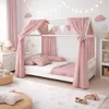 Baby-Delux Musselin Himmel für Hausbett Betthimmel Produktbild-Vorschau 1