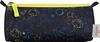 A pencil case with a space-themed print. Voir les images du produit