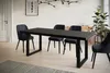 Esstisch Ausziehbarer Loft-U, 140-240x80x77 cm, Schwarz, Produktbild-Vorschau 3