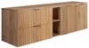 Rodan Mobile Sottolavabo 140cm - Scanalato Rovere - con Top Anteprima dell’immagine prodotto 1