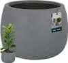 KOTARBAU® Pflanzkübel Blumenkübel Dunkelgrau Fiberclay Produktbild-Vorschau 1