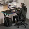 Sense7 VOLT RGB herný stôl, 140x70 cm, čierna farba, Náhľad obrázku produktu 3