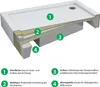 AQUABAD Duschwanne/Duschtasse Elegana mit LeakProtect Produktbild-Vorschau 3