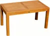 ALEOS. Wuchtiger echt TEAK Bigfuss Design Gartentisch Produktbild-Vorschau 1