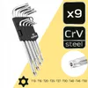 TOPEX Innensechskant Satz 18tlg | Torx mit Loch T10 -T50 Produktbild-Vorschau 3