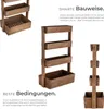 Vertikální postel Flora, lakované dřevo, včetně rostlinného Náhled obrázku produktu 3