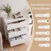Mobiletto con 3 cassetti, pensile con gambe in metallo e Anteprima dell’immagine prodotto 4