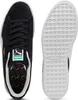 A top-down view of a pair of Puma Suede Classic shoes, showing the top of one shoe and the sole of the other. Produktbild-Vorschau