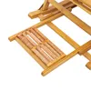 Liegestuhl Sonnenliege Gartenliege klappbar Bambus Produktbild-Vorschau 8
