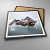 Gerahmtes Poster - Schwarzer Rahmen - Umwelt Natur - 60x60 Produktbild-Vorschau 3