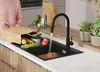 PRIMAGRAN Spülbecken Schwarz 78x50cm, Granitspüle 1 Becken Produktbild-Vorschau 7