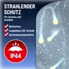 A close-up marketing image showing a string of lights in a snowy environment, with text highlighting product features. Náhled obrázku produktu