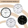 MONZANA® Funk Wanduhr Ø 31cm – Geräuscharm & Modern Produktbild-Vorschau 7