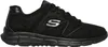 A black Skechers athletic shoe is shown from the side against a white background. Produktbild-Vorschau
