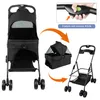 2 in 1 Hundewagen,Hundebuggy bis 15 kg mit abnehmbarem Produktbild-Vorschau 6