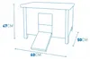 Duvo+ Kaninchenstall Woodland Howie 2 Cottage Produktbild-Vorschau 4