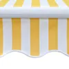 VidaXL Auvent motorisé extensible 400 cm jaune/blanc Voir les images du produit 2