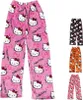 Hello Kitty Pyjama Hose Damen Gr. M-L Rosa Pyjamas Hosen Produktbild-Vorschau 1