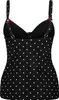 LASCANA Bügel-Tankini-Top Monroe schwarz-rot Größe 42 Cup C Produktbild-Vorschau 2