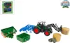 Traktor Spielset mit 8 Zubehör freewheel 30cm grün Kids Produktbild-Vorschau 1