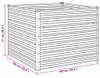 vidaXL Podwyższone łóżko brązowe 100 x 100 x 77 cm Stal Podgląd zdjęcia produktu 10
