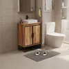 Meuble sous-lavabo de salle de bains, 2 portes, style loft, Voir les images du produit 2