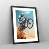 Gerahmtes Poster - Schwarzer Rahmen - Fahrrad Sport Helm - Produktbild-Vorschau 8