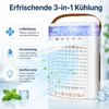 Mini Klimaanlage Ventilator mit Wasser 600ml, leiser Produktbild-Vorschau 5