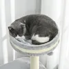 Arbre à chat PawHut, arbre à chat avec poteau à griffer, Voir les images du produit 8